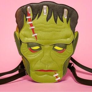 Love Pain and Stitches and Micheline Pitt Frankenstein backpack